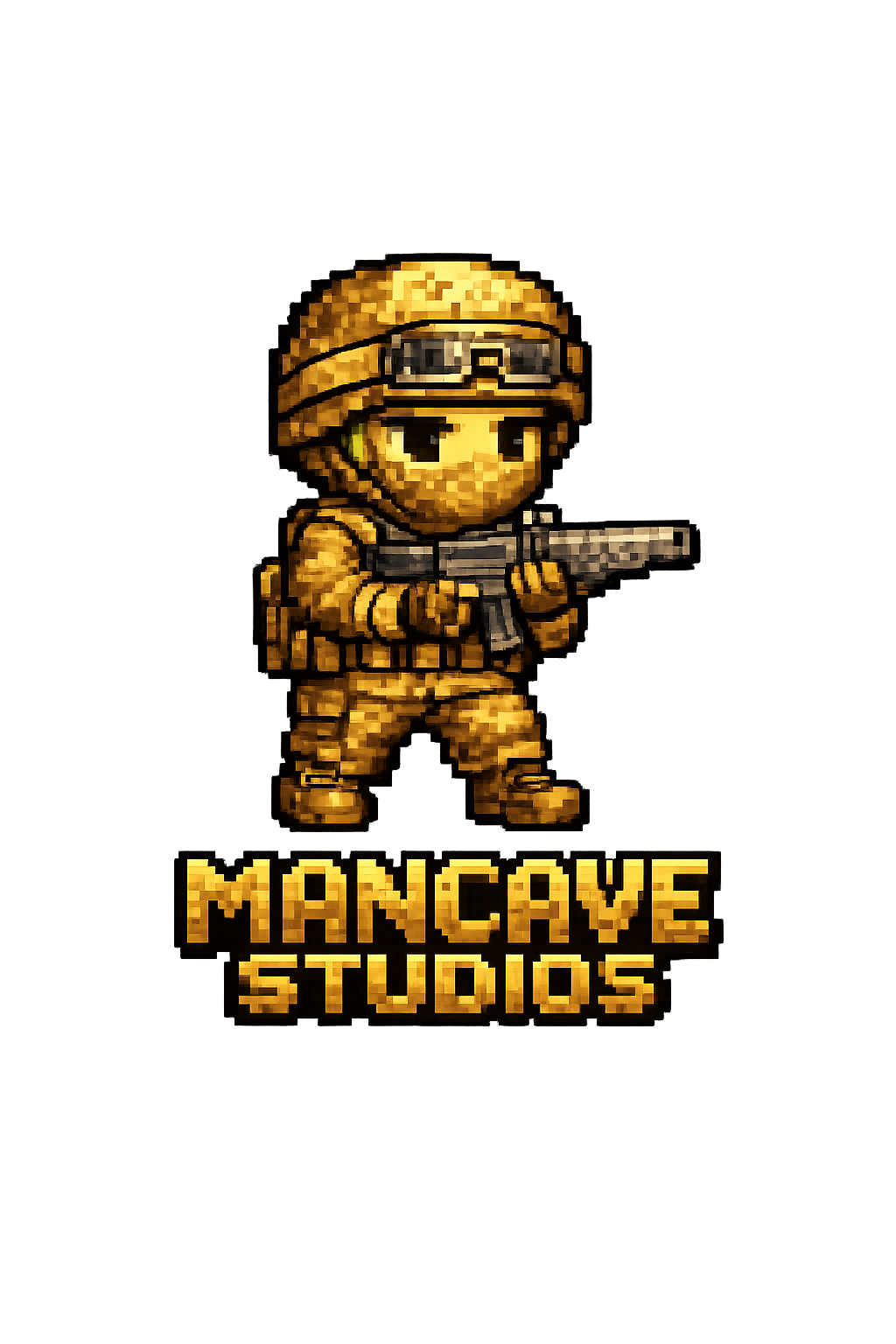 Mancave Studios soldier logo